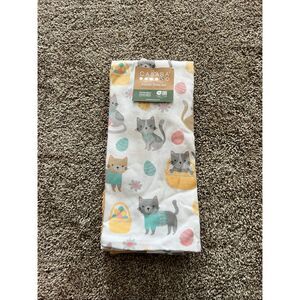 Casaba Easter Kitty’s Kitchen Towel Set Pack Of 3 NEW